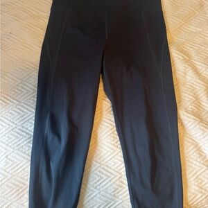 Girlfriend Collective Navy High-Waisted Leggings